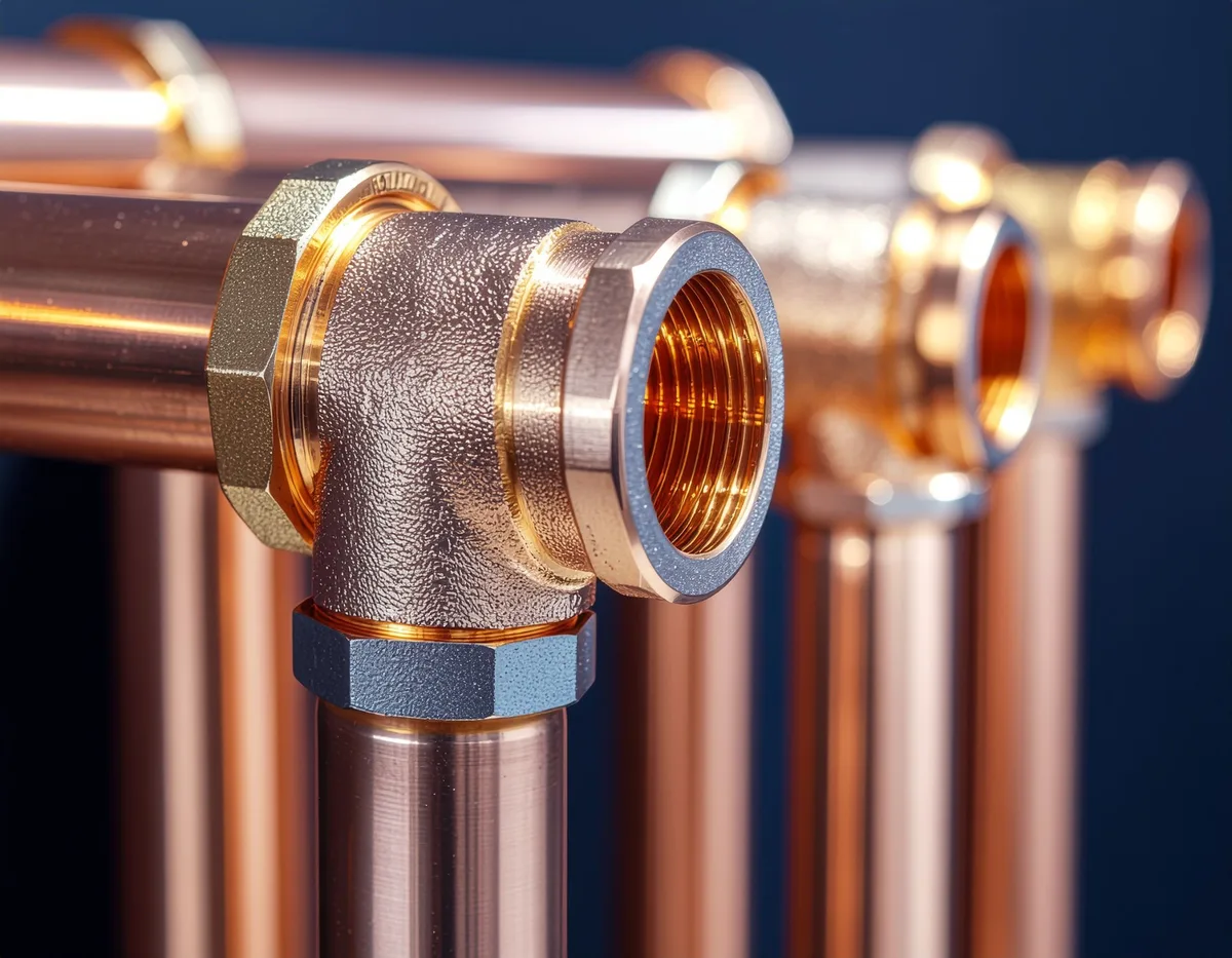 Kupferleitungen Präzisionsarbeit